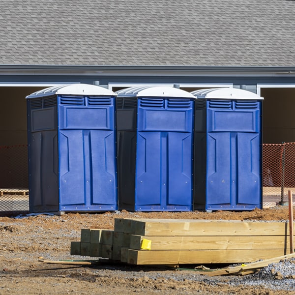 are there any restrictions on where i can place the portable toilets during my rental period in Hoehne CO